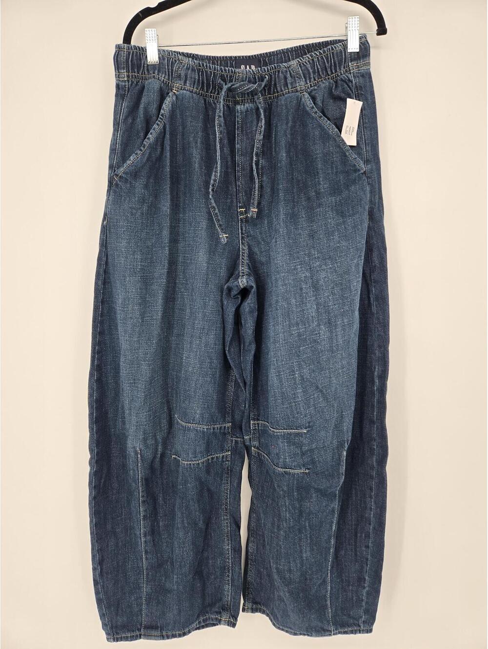 Gap Mid Rise Easy Horseshoe Jeans Dark Indigo